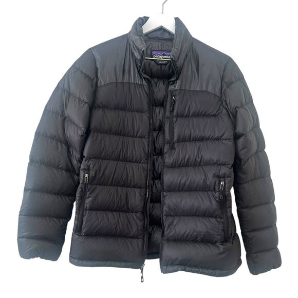 Patagonia Black Fitz Roy Down Jacket Women’s Size Medium - Picture 8 of 10